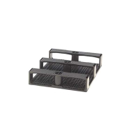 Palette plastique multi usages à semelles - MED68/PP/3S, réutilisable et recyclable, format 600x800 mm_1