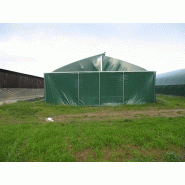 Tente de stockage fermé - structure fixe avec porte - homologuée 105kg/m2 - tunnel séchage tabac_1