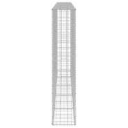 Vidaxl mur en gabion avec couvercles acier galvanisé 300x30x150 cm 147822_1