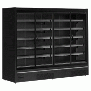 Vitrine réfrigérée 4 portes - 1480L - Noir | Tefcold - MDCA2500HB_1