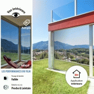 Film miroir sans tain de sécurité - ST24-AAL - Pour petits vitrages - Pose intérieure_1