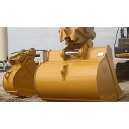 Godet d'excavation à usage normal avec lame de nivellement - caterpillar finance france - 800 mm (31 in) - poids 651 kg_1