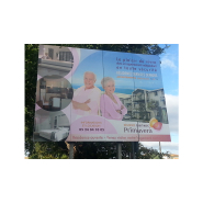 Panneau publicitaire d'extérieur en hauteur - Structure 8m² - Dimensions 3,28m x 2,45m_1