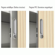 Armoire métallique - 4 étagères + penderie - rideau PVC - Hauteur : 198 cm So Salamanca_1