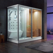 COMBI SAUNA DOUCHE HAMMAM BOREAL® SH220D - DROITE_1