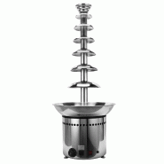 Fontaine à chocolat inox avec 7 étages - 100 cm | Qdm - SBCH7_1