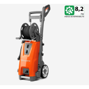 Nettoyeur haute pression extra-large et puissant - HUSQVARNA PW480 avec pompe en laiton, tuyau renforcé et accessoires intégrés_1