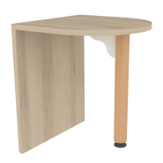 Table arrondie - Réf. JI.TA - Dimensions L420mm x H500mm x P420mm - Pour crèches et collectivités