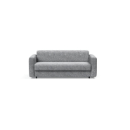 INNOVATION LIVING - Canapé design Killian Dual convertible lit 195x160cm avec tissu Twist Granite et matelas réversible_1