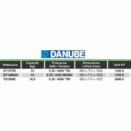 Sèche-linge rotatif professionnel 10 kg - Danube - Chauffage électrique - Modèle en acier inoxydable disponible_1