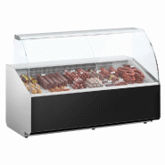 Vitrine réfrigérée avec service-arrière 250 x 98 cm et réserves réfrigérées_1