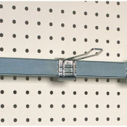 Broche double L20cm pour barre de charge 30x15mm - zingué - acier - par 20_1