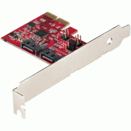 Carte PCI Express SATA 2 ports - Carte Contrôleur PCIe SATA - 6Gbps - ASM1166 SATA-Raid - Convertiss_1
