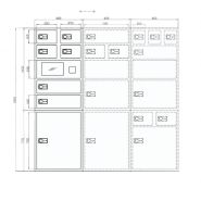 Casiers Click and Collect Ferrimax - Hauteur de 150 mm à 705 mm - Système modulaire personnalisable_1