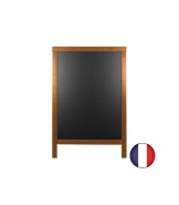 Chevalet stop trottoir - Cadre bois - Dimensions 85 x 55 cm - Référence : PFN49CH_1