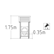 Maisonnette Unimini Nebi réf-8047631 - Hags - Cabane de jeu pour enfants 1 à 5 ans_1