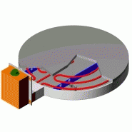 Plaque chauffante - chauffe fût 200 litres - 2000 w - 070984_1