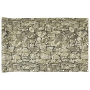 Vidaxl écran d'intimité de jardin aspect pierre 1000x75 cm pvc 4005426_1