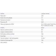 226099W - Lampe torche LED type 3315 - Agrément ATEX Zone 0 - Boîtier ABS résistant et étanche IPX7_1