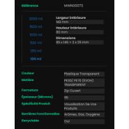 Emballage écologique - Malenge Packaging - largeur intérieure 143 mm - Doypack® monomatériau PE transparent - MWN00073_1