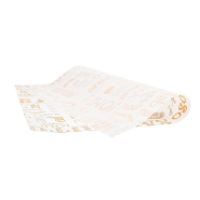 Feuille ingraissable pour burger Parole orange 31x31cm - par 1000_1