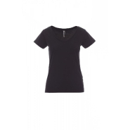 Tee-shirt pour femme - Cintré, ample col en V, manches étroites - FENCER - 000124-0401 - Payper_1