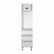 Armoire réfrigérée positive GN slimline 1 porte 3 tiroirs série U 292 L UA113 Polar_1