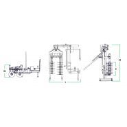 Basic-p - Prétailleuse David Industries - Disques plats de 5mm à 10mm - Suspension pendulaire - Installation frontale_1