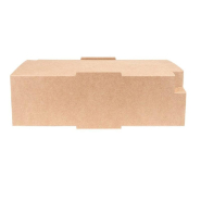 Etui traiteur carton brun ondulé 34x26,5x11,5cm - par 25_1