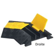 Angle 45° pour passe-câbles 45mm - 2 canaux - Grande résistance et modulable_1