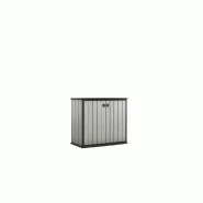 Armoire basse en résine Brossium - 1000L - 138 x 80,5 x 170 cm - Gris_1