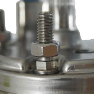 Moteur Franklin 4'' 400V triphasé 1,5kW - pour pompe immergée - norme NEMA - AISI 304_1