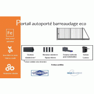 Portail autoporté barreaudage eco - 5000 / 2000_1