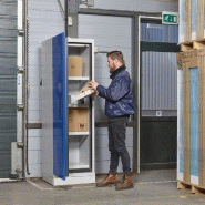 Armoire de charge batteries lithium-ion EN 14470-1 série C Justrite - 60 x 60 x 207cm / 10 prises_1