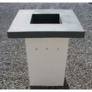 Barbecue Propane en béton réfractaire - modèle mono foyer 20L - piétement en béton armé - 2 modes de finition_1