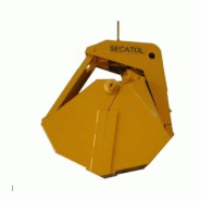 Benne preneuse à déclic - 1000L - pour matériaux divers_1