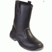 Bottes de sécurité pour le froid - cuir imperméable et fourrure isolante - Noir - 39 - Réf. 973220_1