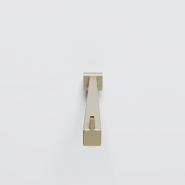 Bras droit 15x15mm - 300 mm - 25x15 mm - or_1