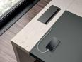 Bureau de direction VERMONT avec insert en cuir - Kesiolt_1