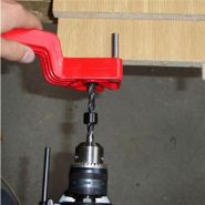 Gabarit de perçage pour tourillons - Bordet ETS - plastique et acier avec foret de 8 mm_1