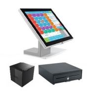 Pack caisse tactile Yuno Evolution - normes NF525 - écran 15,1'' - tiroir caisse 3S 430-24V - imprimante thermique ODP 333_1