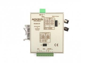 Convertisseur de média : RS232/422/485  FO multimode (silice, connectique ST), format rail din - Référence: RD300-OF_1