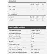 Defender - primaire époxy bi-composant Boero Yachtcoatings - haute épaisseur avec lamelles de mica - rendement 3,6 m²/l (150µm)_1