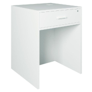 Comptoir blanc et Vertigo T01 MDF naturel et blanc avec tiroir 60x70x90cm_1