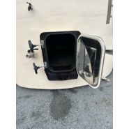 Cuve Cruveilher 170 hl - sur jupe, couleur crème, niveau gradué par transparence, Ø2900, hauteur 3400_1