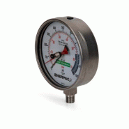 T6001L, Manomètres pour tests, 162 mm Face, Acier allié, 70 bar pression maximale_1