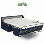 Canapé convertible express Compacto - Matelas Comfort Bultex® 120 cm - Bleu cobalt - Fabrication italienne_1