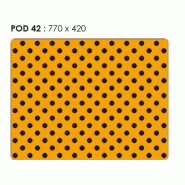 Dalle podotactile clous caoutchouc_1