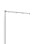 Drapeau rectangle XXL 110x500 - Oriflamme légère et visible de loin - Référence: E-DRAP-RECT-XXL_1