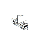 Fixations zingue rb pr rail pour chauffage